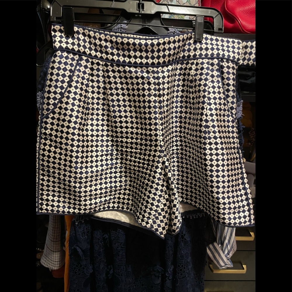 Oscar De La  Renta high waisted shorts